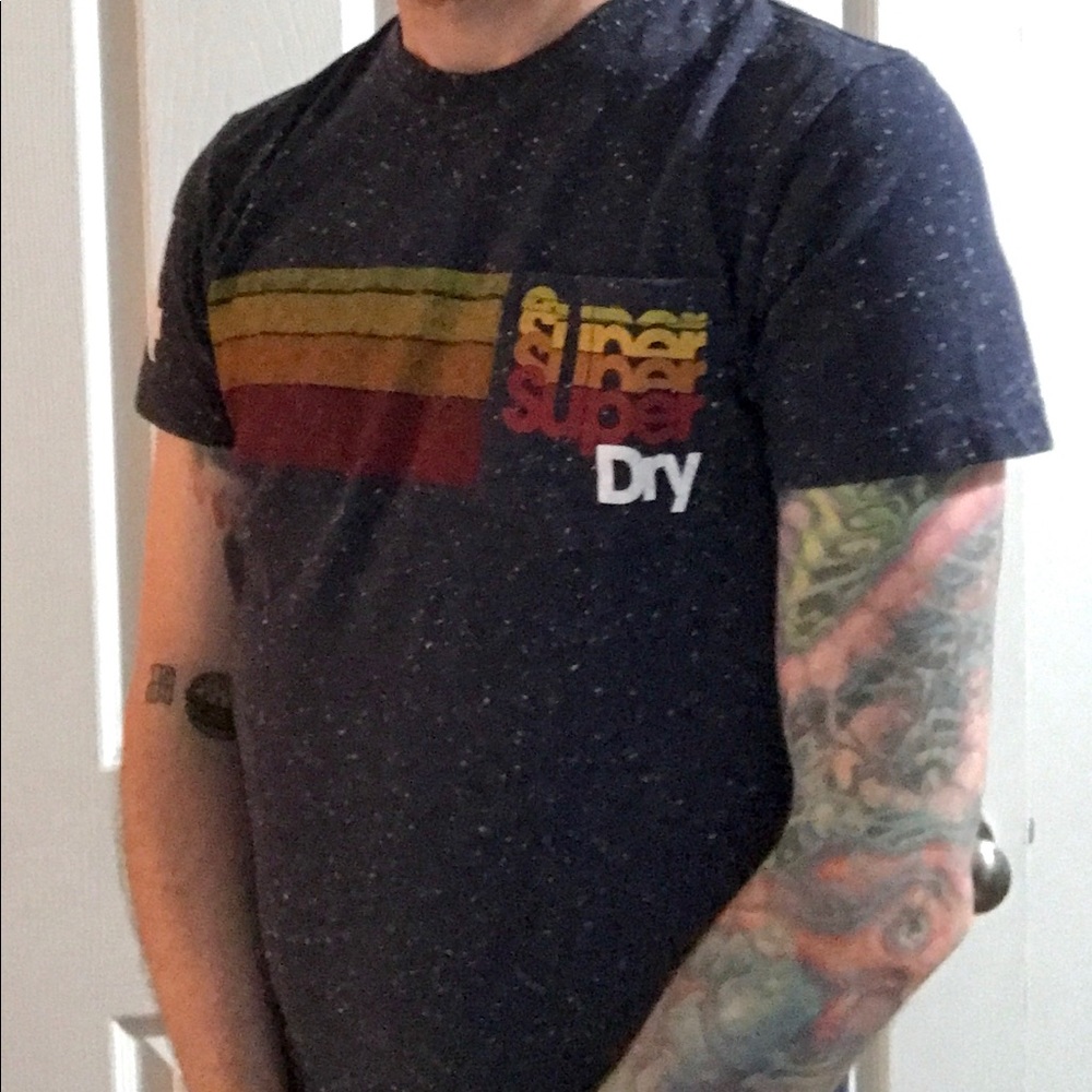 Superdry striped tshirt